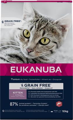 MINDST HOLDBAR TIL 1/10-24 Eukanuna Adult Grain Free, kornfri killingefoder, 10 kg