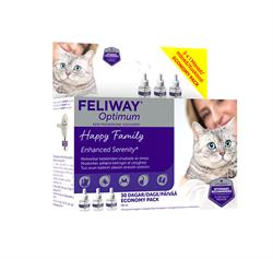 Feliway Optimum Refill til diffusor. Mod stress og uønsket adfærd hos katte. 3 x 48 ml