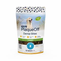 PlaqueOff Dental Bites. Tandhygiejniske godbidder til hund. 150 g