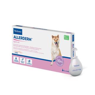 Virbac Allerderm Spot On. Plejemiddel til hunde. 6 pipetter a 4 ml