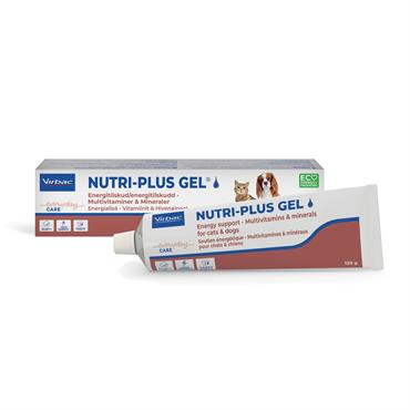 Virbac Nutri Plus Gel.Tilskudsfoder med hurtig energi til hund og kat. 120 g.