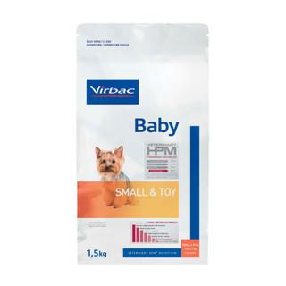 MINDST HOLDBAR 12/02/2025. Virbac HPM Baby Dog Small & Toy. Hundefoder til hvalpe af lille race (dyrlæge diætfoder) 3 kg.