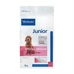 Virbac HPM Junior Dog Medium. Hundefoder til hvalpe (dyrlæge diætfoder) 12 kg