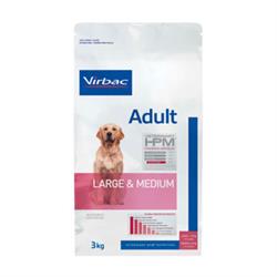 Virbac HPM Adult Dog Large & Medium. Hundefoder til voksne (dyrlæge diætfoder) 3 kg
