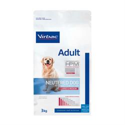 Virbac HPM Adult Dog Neutered Large & Medium. Hundefoder til neutraliserede voksne (dyrlæge diætfoder) 7 kg