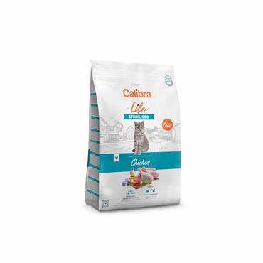 Calibra Cat Life. Tørfoder til Sterilised med Kylling 1,5 kg. 