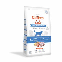 Calibra Dog Life. Tørfoder til Adult Medium Breed med Kylling 2,5 kg. 