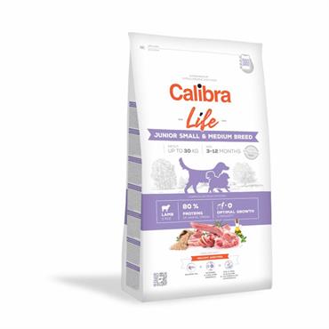 Calibra Dog Life. Tørfoder til Junior Small & Medium Breed med Lam 2,5 kg. 