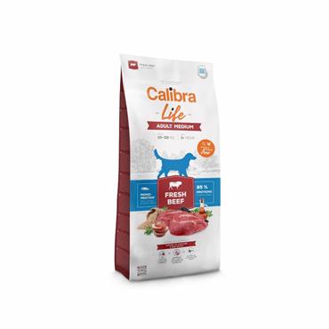 Calibra Dog Life. Tørfoder til Adult Medium Breed med Frisk Bøf 2,5 kg. 