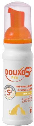 DOUXO Pyo Mousse, 150 ml velegnet til hunde, katte og heste som døjer med uren hud