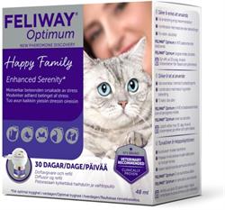 Feliway Optimum, Diffusor + Refill. Mod stress og uønsket adfærd hos katte. Diffusor + 48 ml