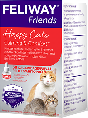 Feliway FRIENDS refill 48 ml - mod stress og uønsket adfærd hos katte