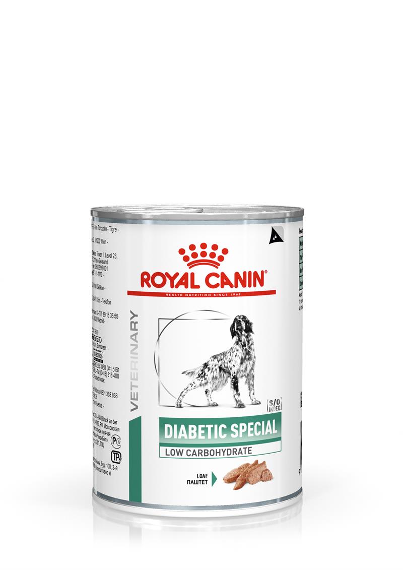 Royal Canin, diabetes, sukkersyge, hund, vådfoder