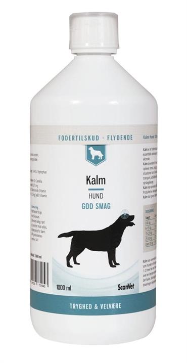 ScanVet Kalm. Tilskudsfoder mod uro hos hund og kat. 1000 ml