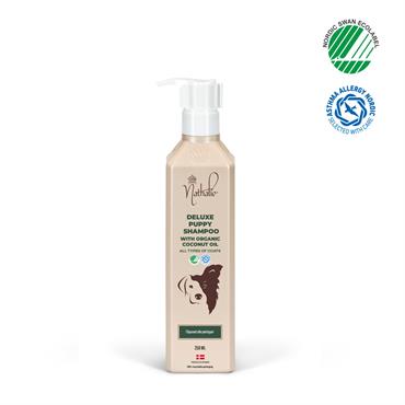 Nathalie Deluxe Puppy Shampoo ekstra mild og skånsom - til alle pelstyper. 250ml.