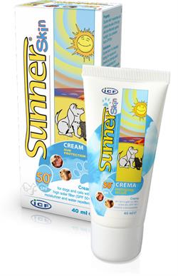 Sunner Skin. Solfaktor til hund og kat 50+, 40 ml