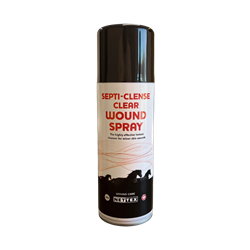 NETTEX Equine Septi Clense Spray. Desinficerende spray med klorhexidin 1 %. 200 ml