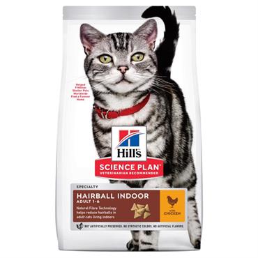 Hill\'s Science Plan Feline Reducering af Hårboller hos voksne katte m. kylling 10 kg.