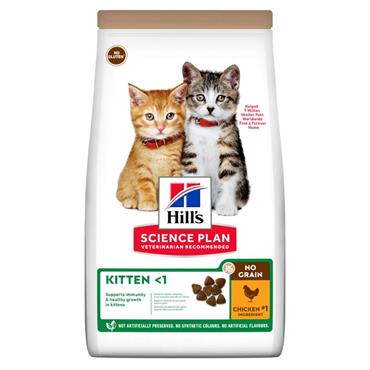 Hill\'s Science Plan Kitten NoGrain m. Kylling 1,5 kg. 