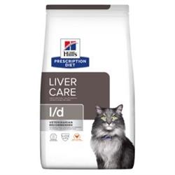 Hill's Prescription Diet Feline l/d. Kattefoder mod leverproblemer (dyrlæge diætfoder) 1,5 kg