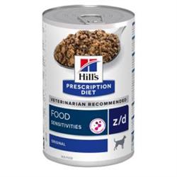 Hill's Prescription Diet Canine z/d. Hundefoder mod allergi. Vådfoder (dyrlæge diætfoder) 1 dåse med 370 g