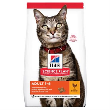 Hill\'s Science Plan Feline Adult med KYLLING 1,5 kg. 