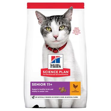 Hill\'s Science Plan Feline Senior 11+ med Kylling 1,5 kg. 