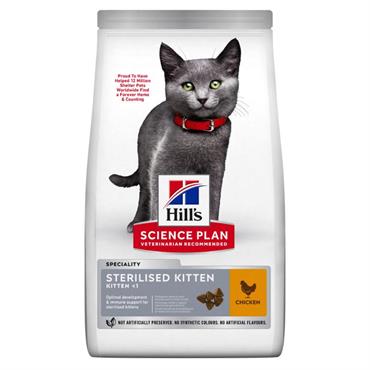 Hill\'s Science Plan Feline Sterilised Kitten med Kylling 7 kg. 