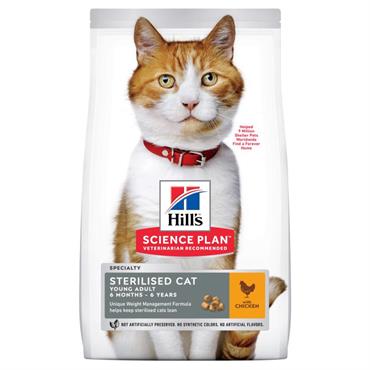 Hill\'s Science Plan Feline Adult Sterilised med Kylling 1,5 kg. 