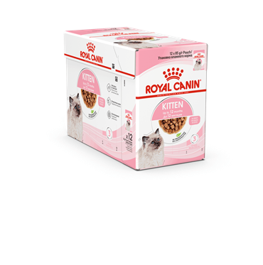 MINDST HOLDBAR TIL 26/11-2024 Royal Canin Kitten Gravy vådfoder til killing 12 x 85g