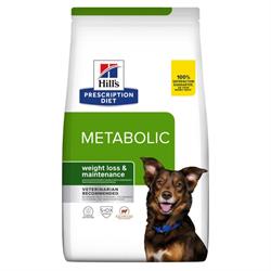 MINDST HOLDBAR TIL 06/2024 Hill's Prescription Diet Metabolic Weight Management. Lam & Ris. Hundefoder mod overvægt (dyrlæge diætfoder) 1,5 kg. 