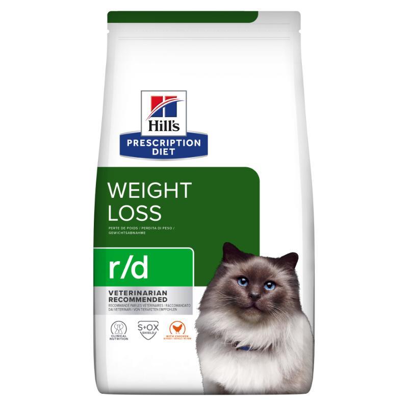 Prescription Diet Feline r/d. Kattefoder mod overvægt (dyrlæge diætfoder) 3 kg